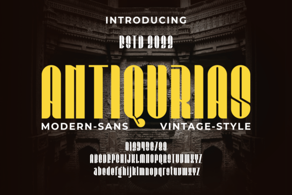 Antiqurias Font for Bold Branding and Display Design