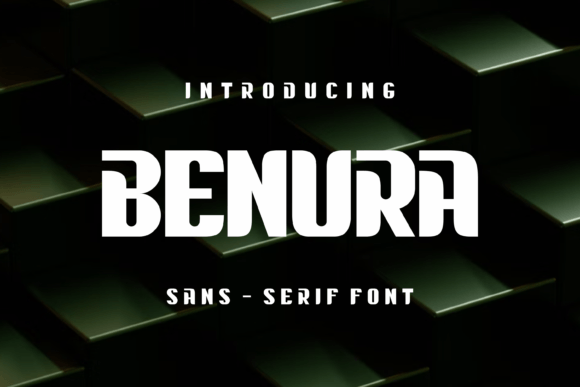 Benura Font: A Bold Display Typeface for Campaign Impact