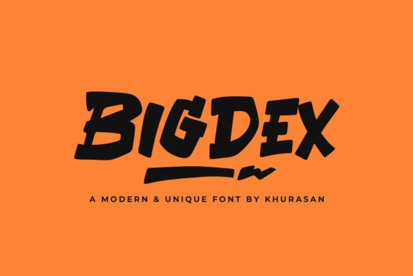 Bigdex Font Review: A Bold Display Typeface for Branding Projects