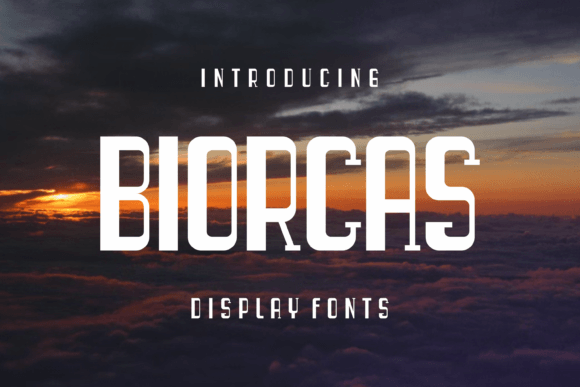 Biorcas: A Cool and Modern Display Font for Scroll-Stopping Marketing Content