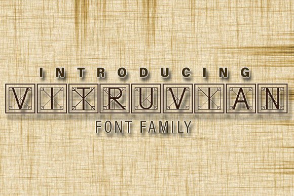 Bringing Vintage Charm to Products with Vitruvian Font