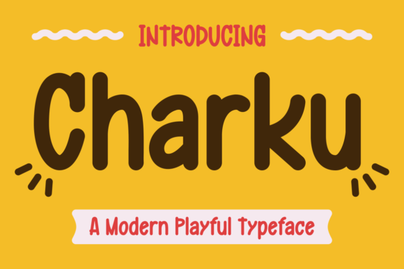 Charku: A Playful Display Font for Modern Branding Projects