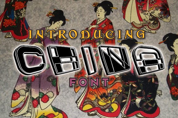 China: A Bold Display Font for Modern Design Projects