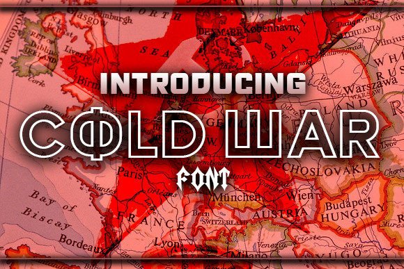 Cold War: A Bold Display Font for Distinctive Brand Projects