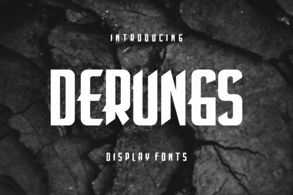 Derungs: A Fresh Display Font for Editorial Designers and Creators