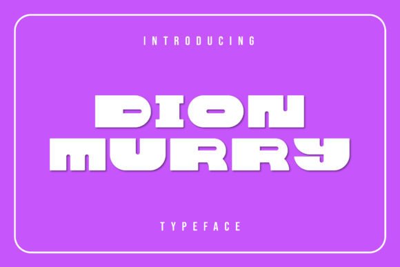 Dion Murry Display Font for Professional Small Business Branding
