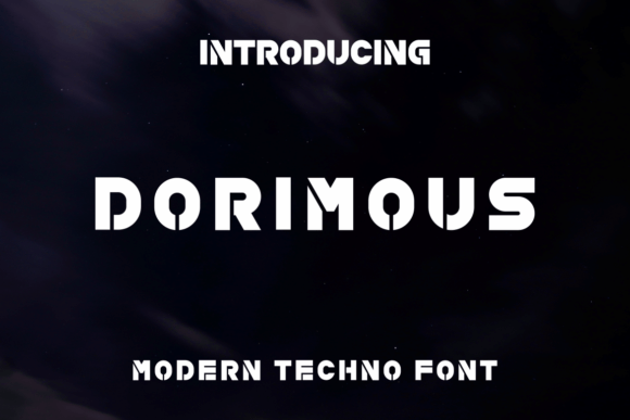 Dorimous: A Futuristic Display Font for Editorial Design