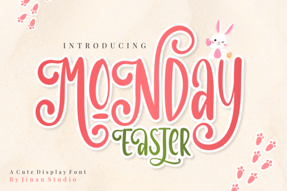 Easter Monday: A Versatile Display Font for Digital Creators