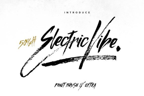 Electric Vibe Display Font for Headings and Titles