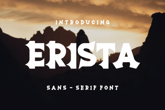 Erista Display Font for Bold Digital Branding and Web Design