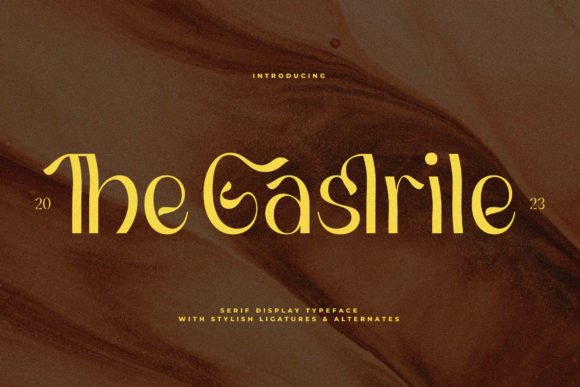 Gaslrile: A Modern Serif Display Font for Elegant Branding