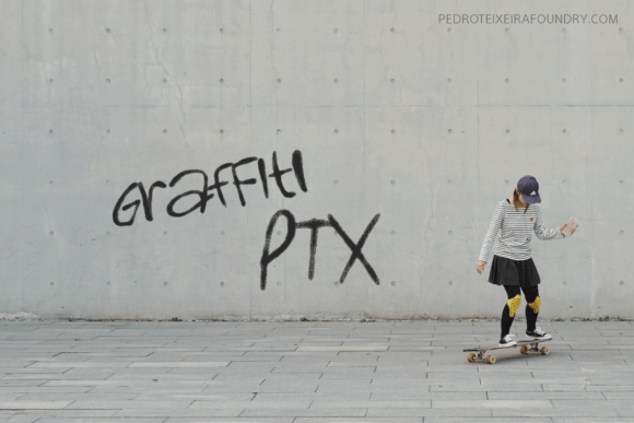 Graffiti Ptx: An Old-School Display Font for Digital Branding and Web Design