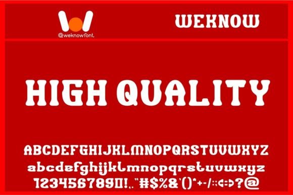High Quality: A Display Font That Elevates Handmade Product Design
