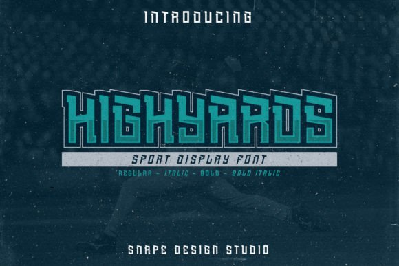 Highyards Display Font: Tall, Sharp Letterforms for Modern Branding