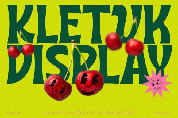 Kletvk Display Font for Handmade Labels and Branding
