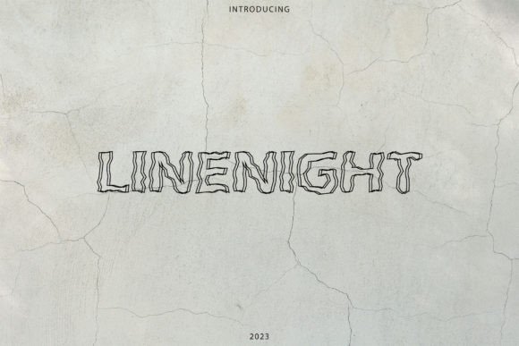 Linenight: A Quirky Display Font for Editorial Design