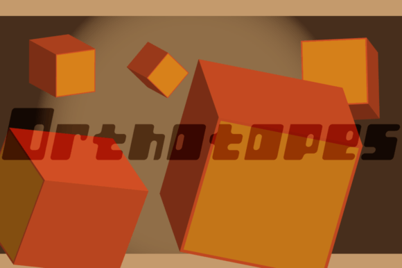 Orthotopes - Italic: Retro Display Font for Crafters