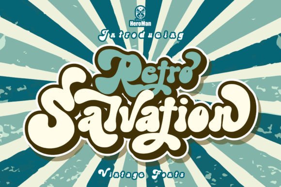 Salvation Display Font for Editorial Design Projects