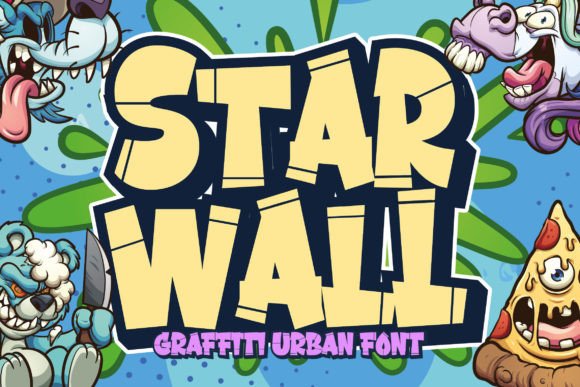 Starwall: A Childish Display Font for Friendly Digital Design