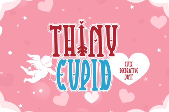 Thiny Cupid Display Font for Romantic Web Design and Branding