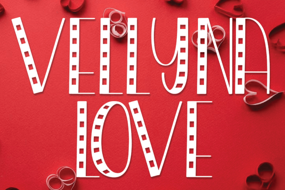 Vellyna Love: A Sweet Display Font for Editorial Design